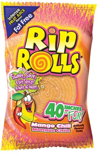 Rip Rolls Mango Chili Candy, 1.4 Ounce -- 288 per case