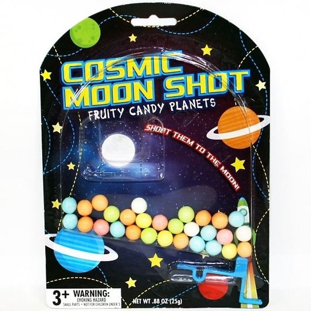 Cosmic Moon Shot Fruity Candy Planets - Display Carton, 0.88 Ounce -- 72 per case