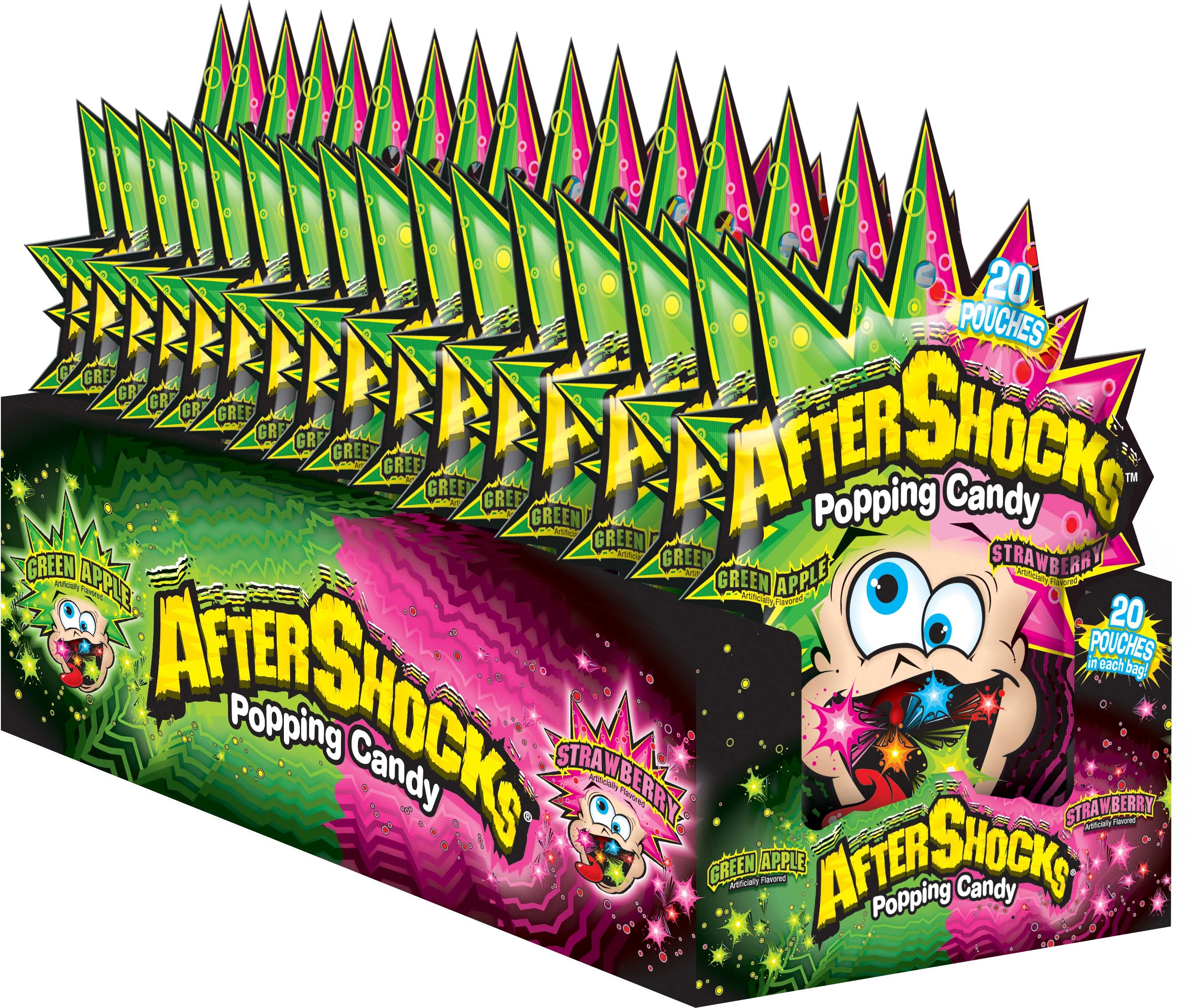 AfterShocks Popping Candy, 1.06 Ounce -- 32 per case.