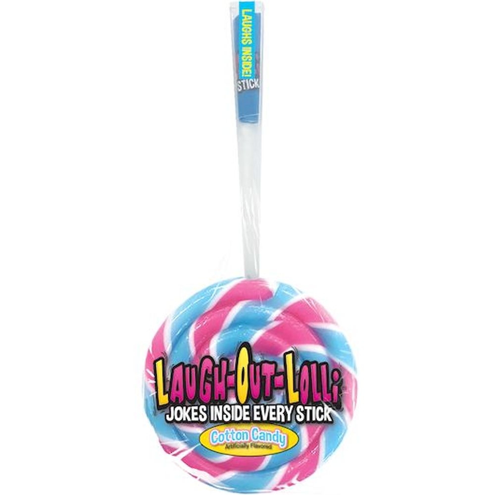 Laugh Out Lolli Swirly Lollipop - Display, 1.76 Ounce -- 15 per case