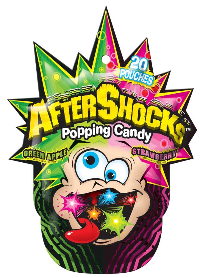 AfterShocks Popping Candy, 1.06 Ounce -- 18 per case.