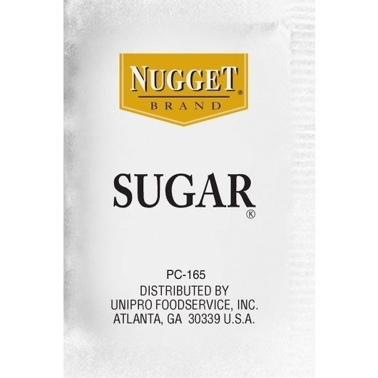 Custom White Cane Sugar, 2.83 Gram Packet -- 200 per case
