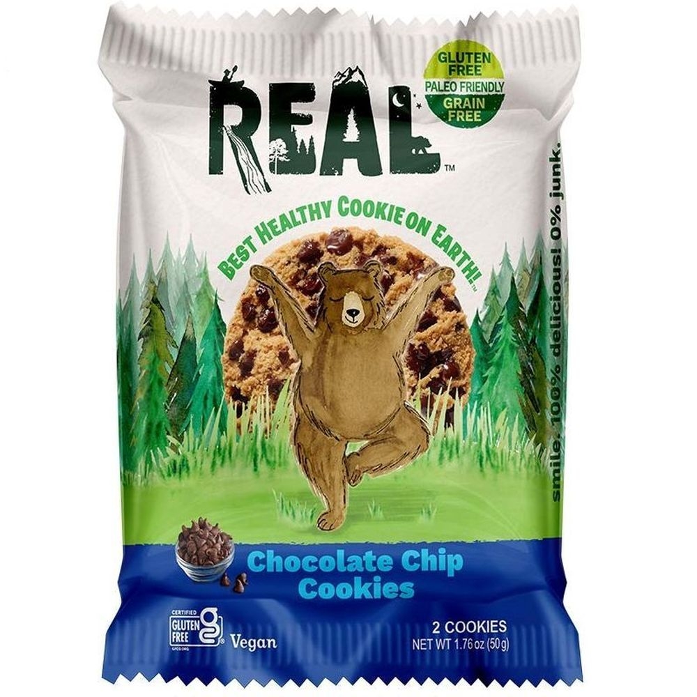 Real Chocolate Chip Cookies, 1.76 Ounce -- 12 per case