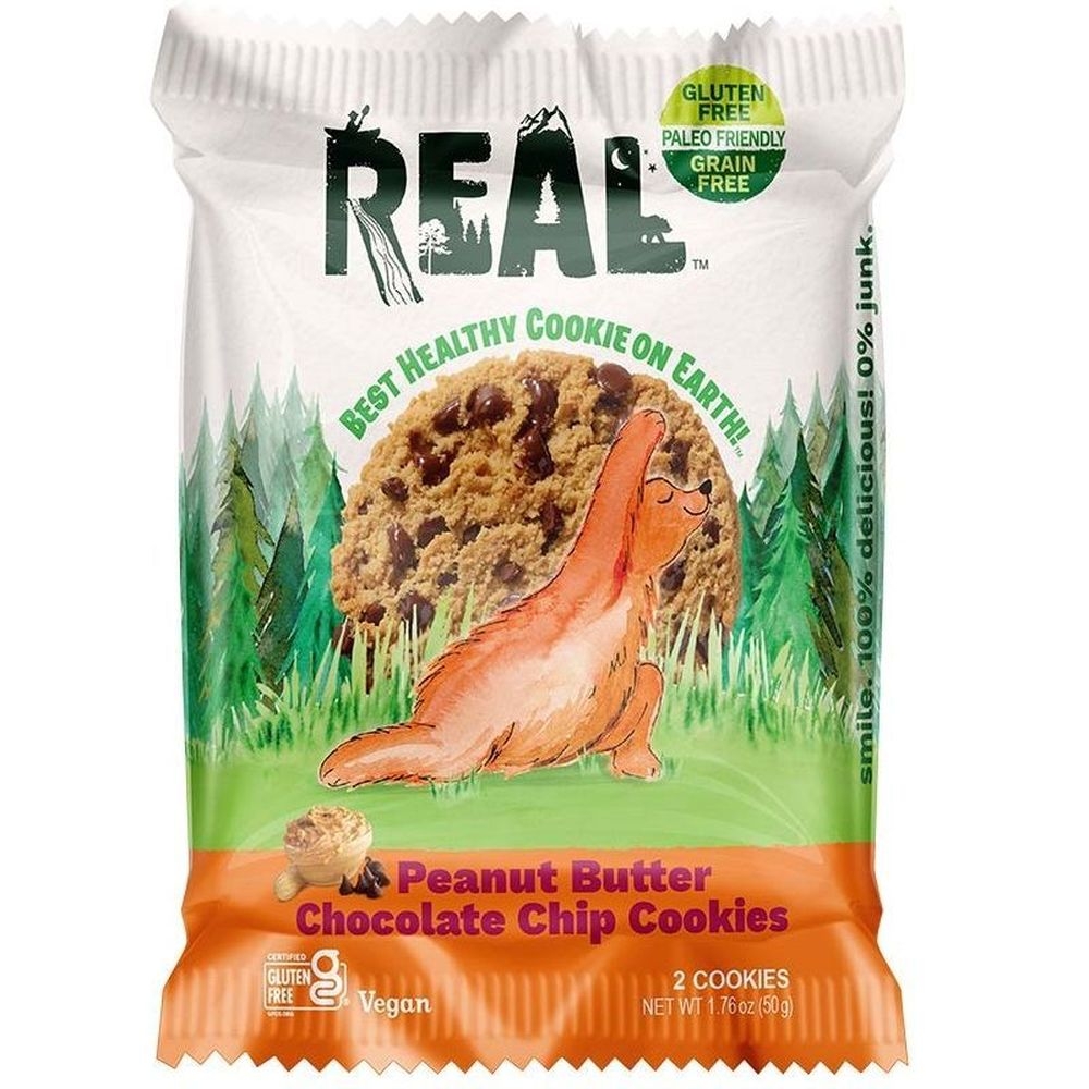 Real Peanut Butter Chocolate Chip Cookies, 1.76 Ounce -- 12 per case