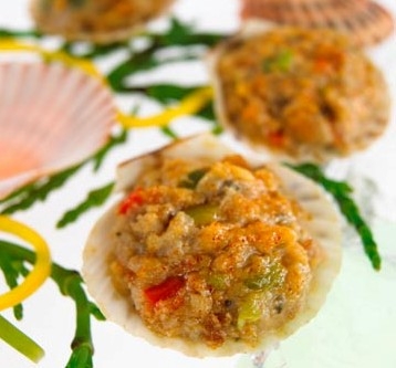 Kaptains Ketch Gourmet Clam Casino in Natural Shell , 0.75 Ounce -- 56 per case.