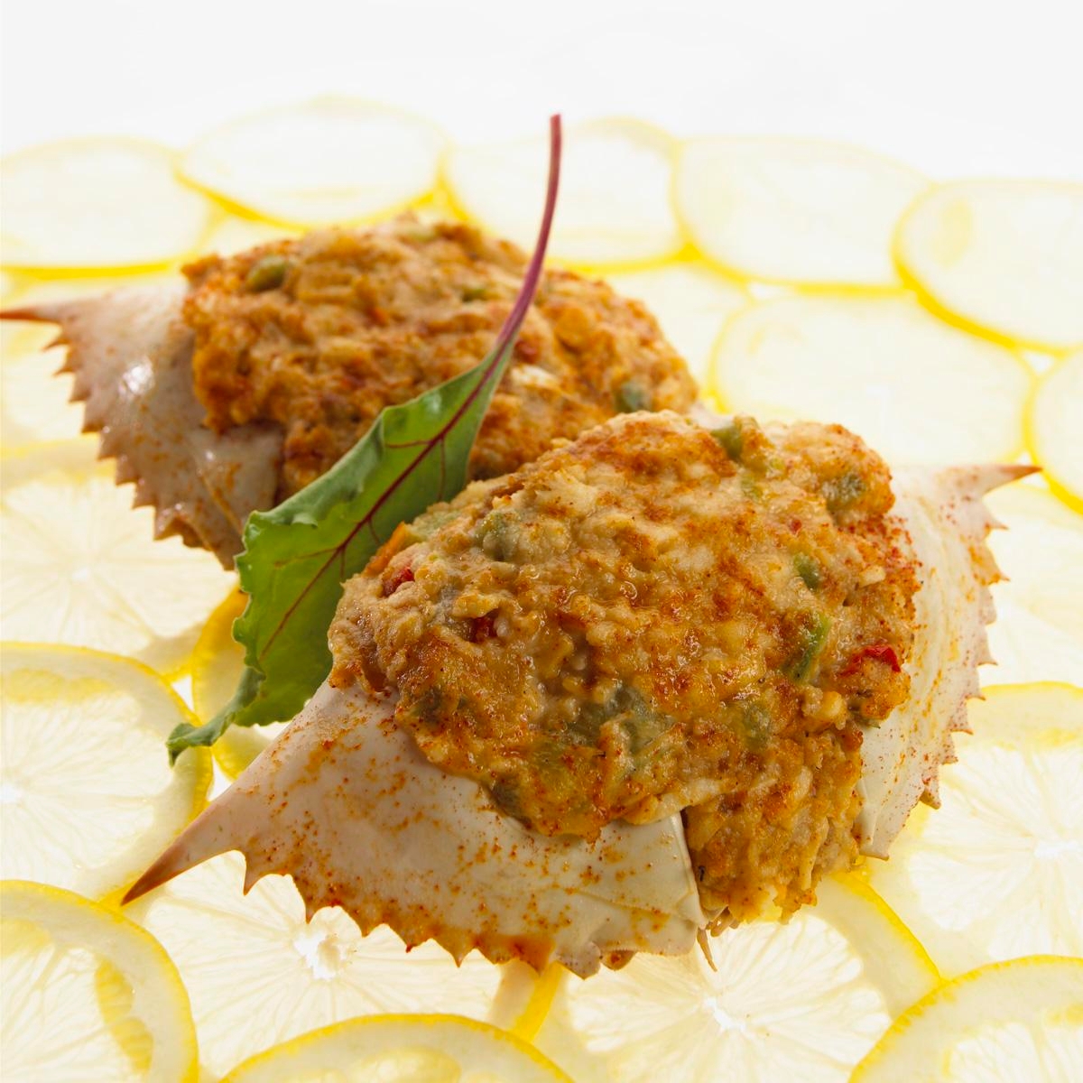 Kaptains Ketch Chesapeake Street Stuffed Crab in Natural Shell, 3 Ounce -- 20 per case.