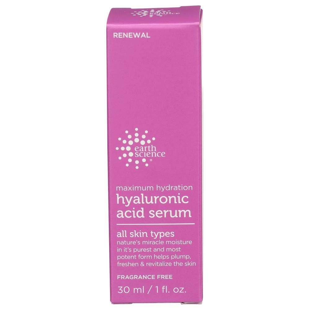 Earth Science Maximum Hydration Hyaluronic Acid Serum, 1 Fluid Ounce