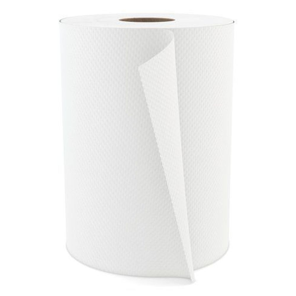 Cascades PRO Select 1-Ply White Roll Paper Towel, 7.88 inch x 350 Feet -- 12 rolls per case.