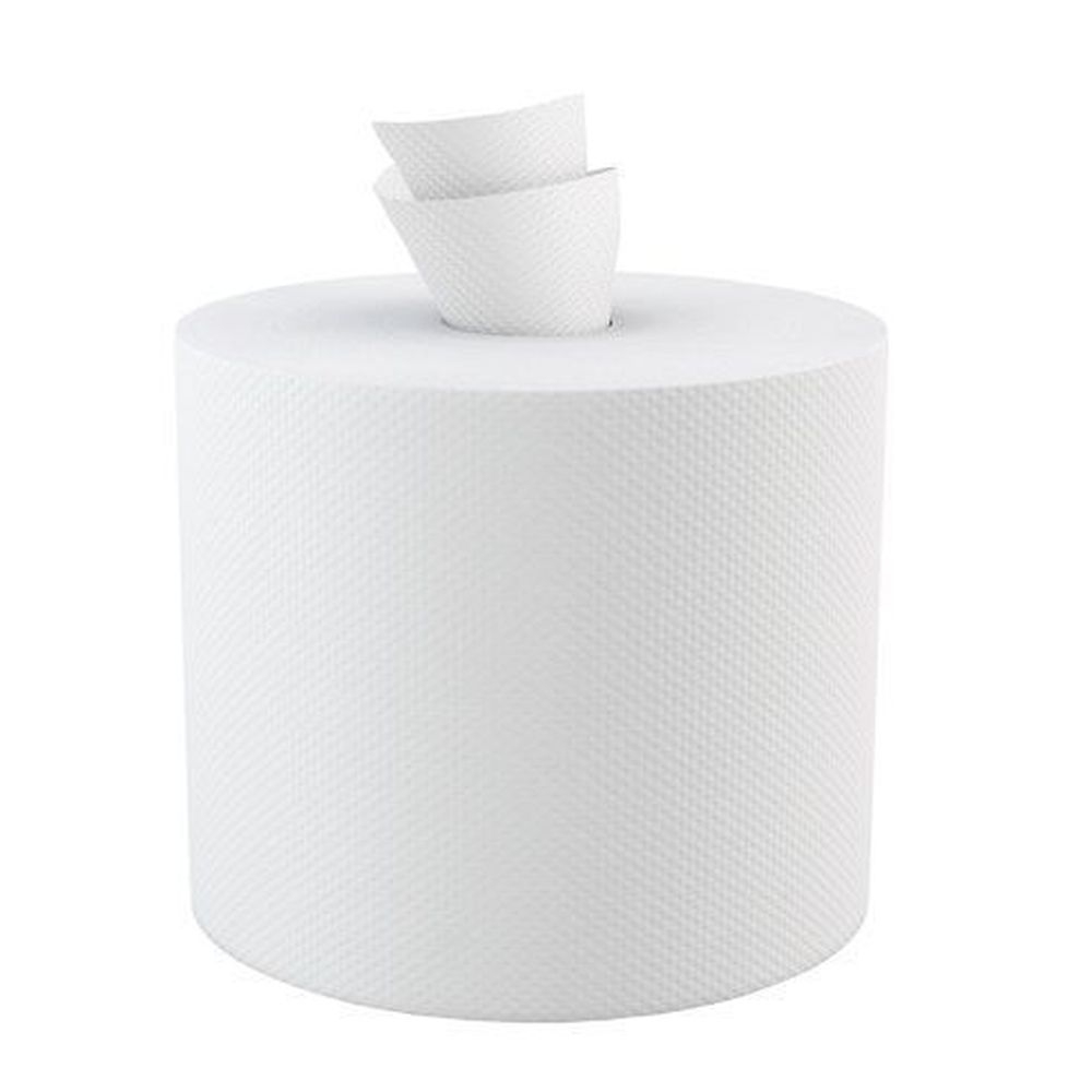 Cascades PRO Select 10 x 7.3 inch 2-Ply White Paper Centerpull Hand Towel, 600 count -- 6 rolls per case.