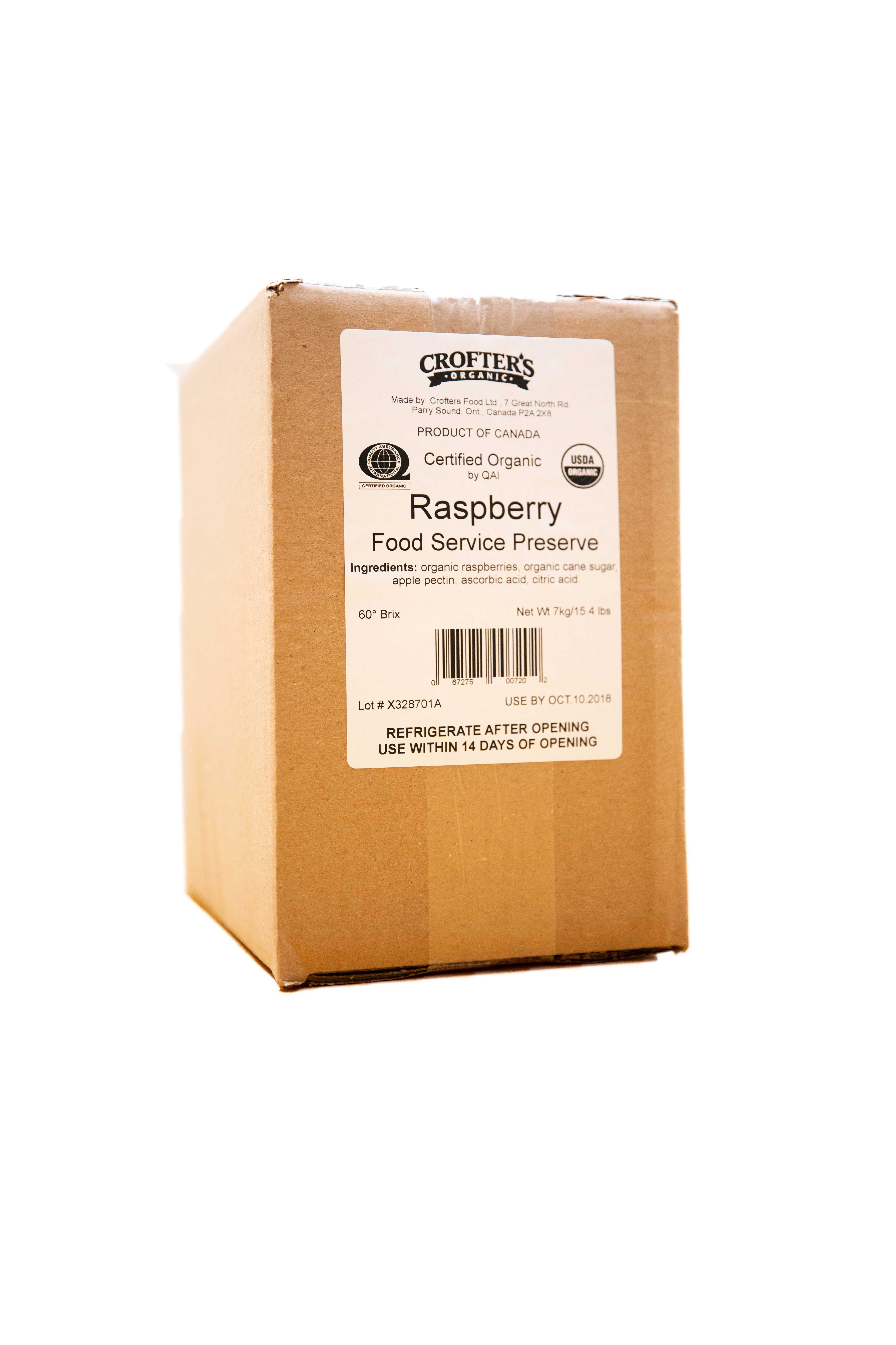 Crofter's Organic Raspberry Jelly, 7 Kilogram