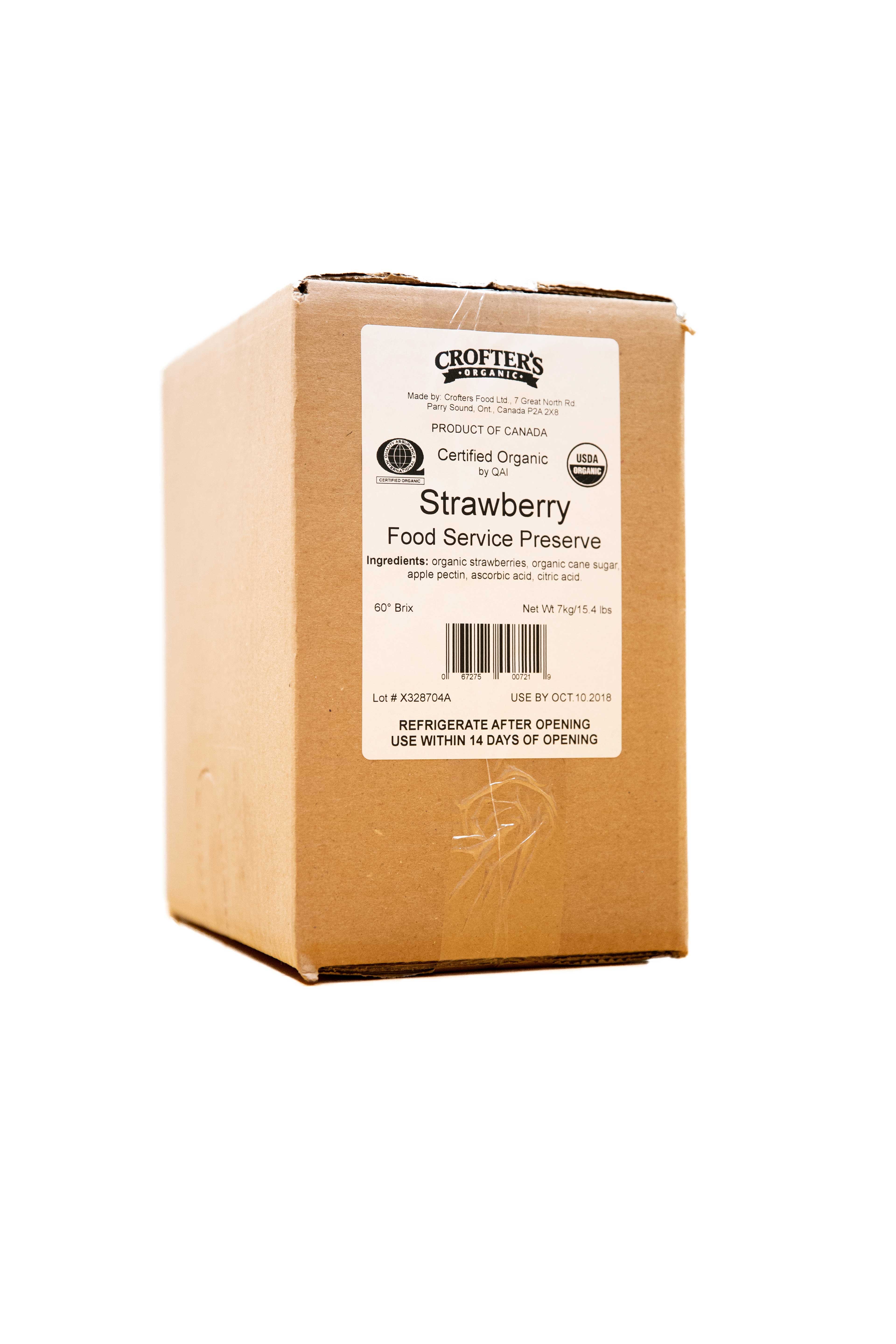 Crofters Organic Strawberry Jelly, 7.2 Kilogram.