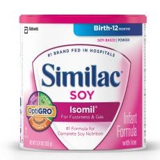 Similac Soy Isomil Early Shield Powder Infant Formula, 12.9 Ounce -- 6 per case.