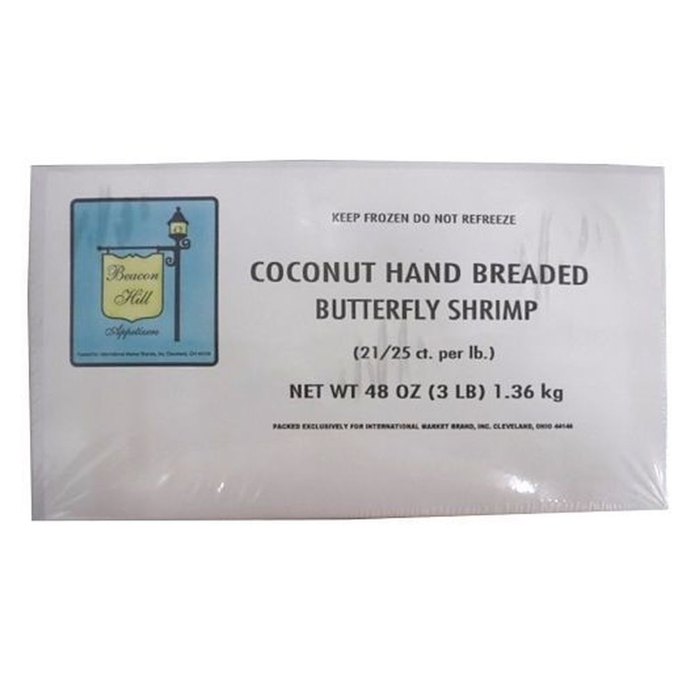 Beacon Hill Coconut Breaded Shrimp, 3 Pound -- 4 per case