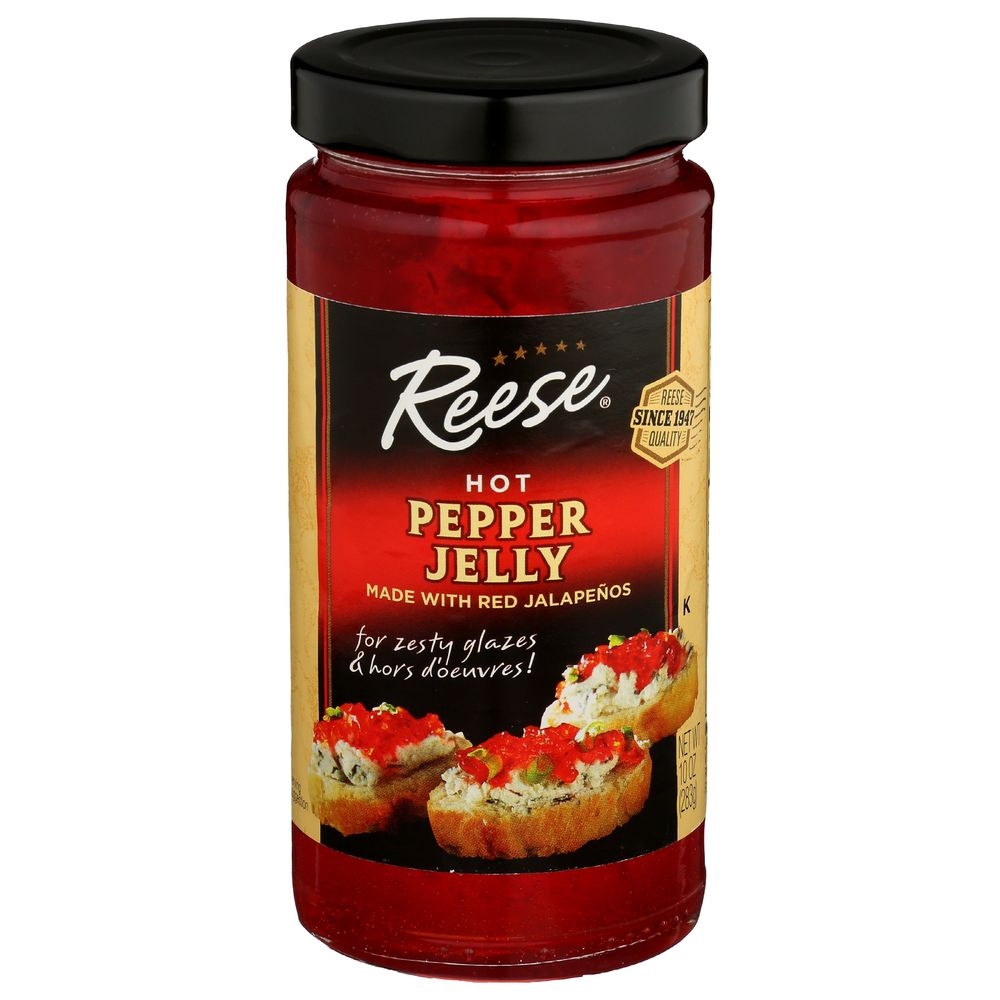 Reese Hot Jalapeno Jelly, 10 Ounce -- 6 per case