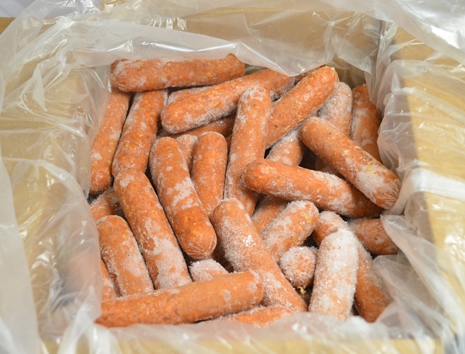 Carls Pork and Beef Smoked Knockwurst, 10 Pound.