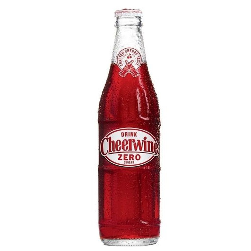 Cheerwine Zero Sugar Soft Drink, 12 Fluid Ounce -- 24 per case