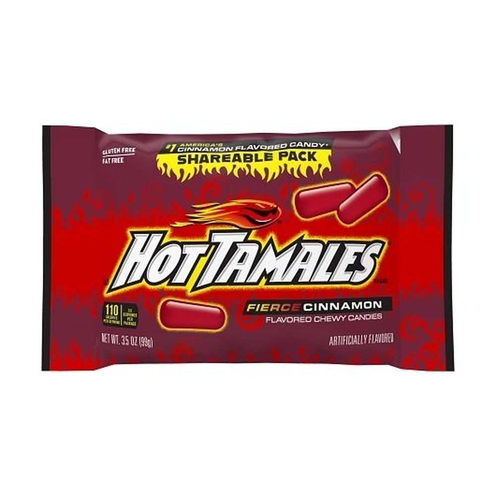 Hot Tamales Fierce Cinnamon Chewy Candy, 3.5 Ounce -- 108 per case