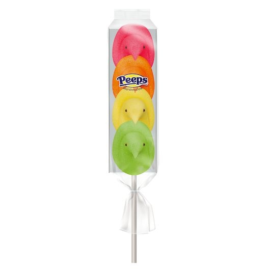Peeps Mike and Ike Chicks Pop, 1.38 Ounce -- 28 per case