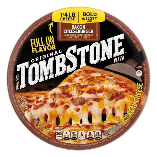 Tombstone Bacon Cheeseburger Pizza, 19.3 Ounce -- 12 per case