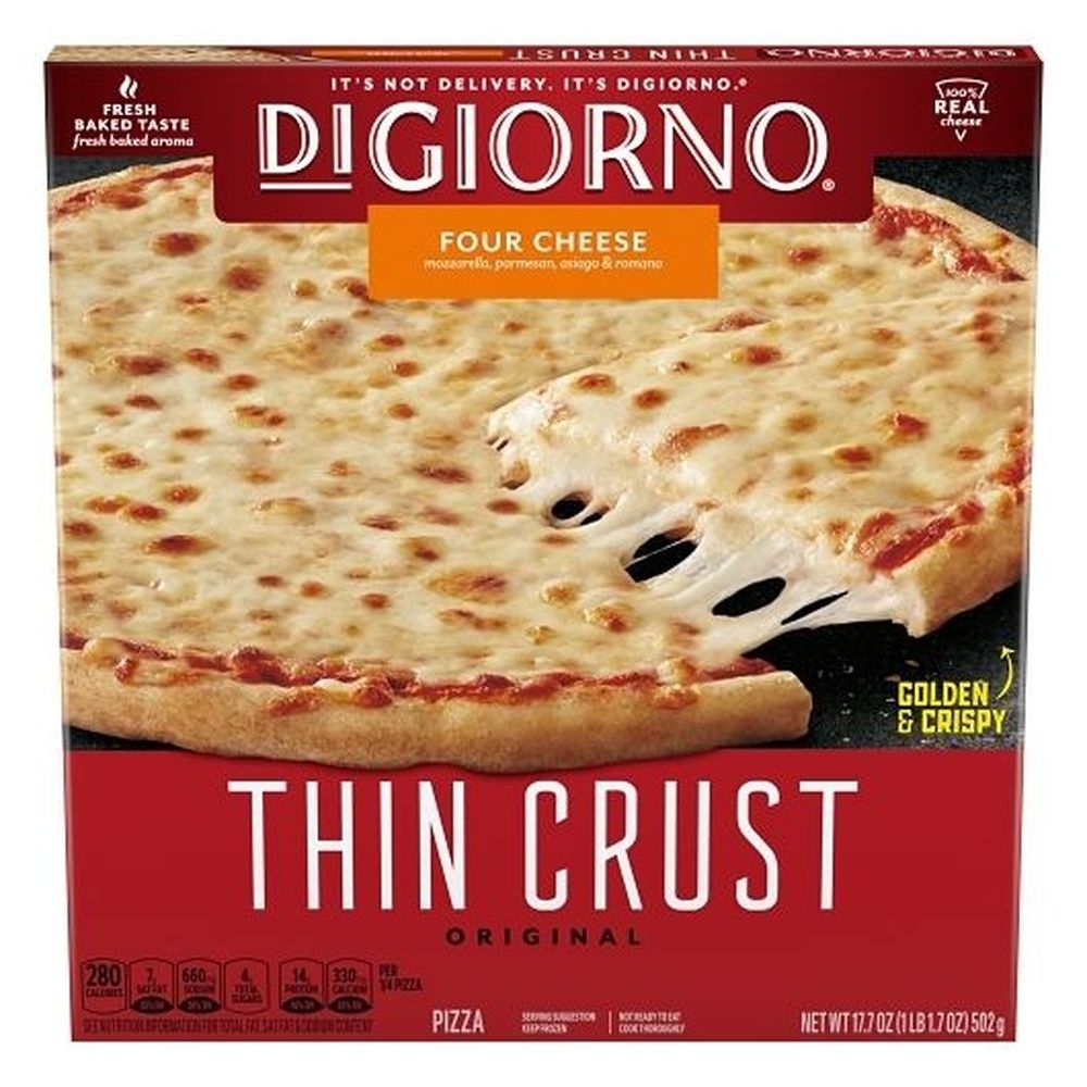 Digiorno Classic Thin Crust Four Cheese Pizza, 17.7 Ounce -- 14 per case