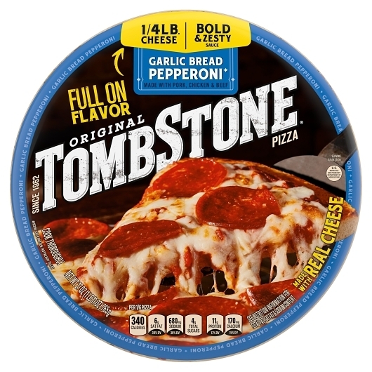 Tombstone Garlic Bread Pepperoni Pizza, 27 Ounce -- 12 per case