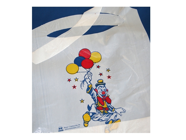 Royal Clown Design Childrens Poly Bib -- 2500 per case.