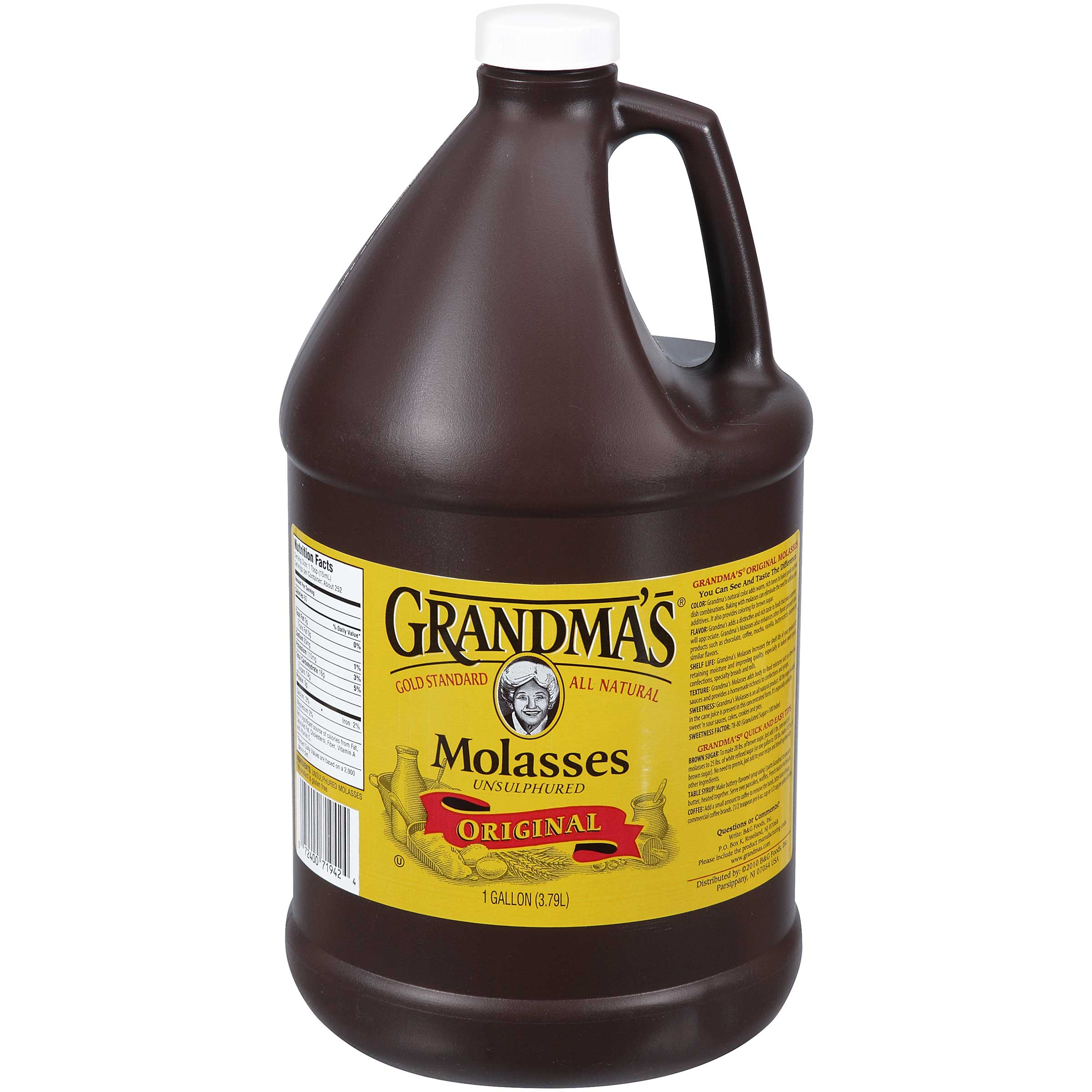 Grandmas Molasses, Unsulphured --  4.5 Gallon
