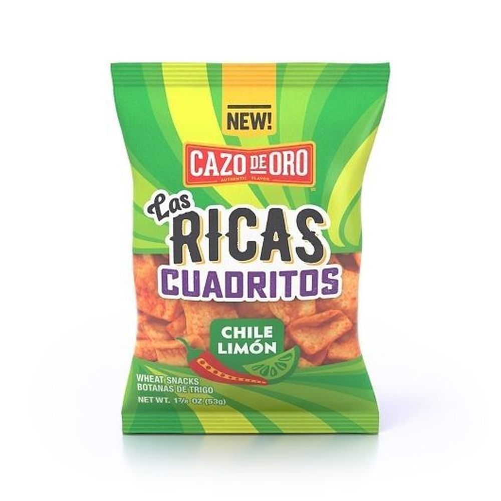 Cazo De Oro Las Ricas Chili Lime Wheat Squares, 1.875 Ounce -- 12 per case