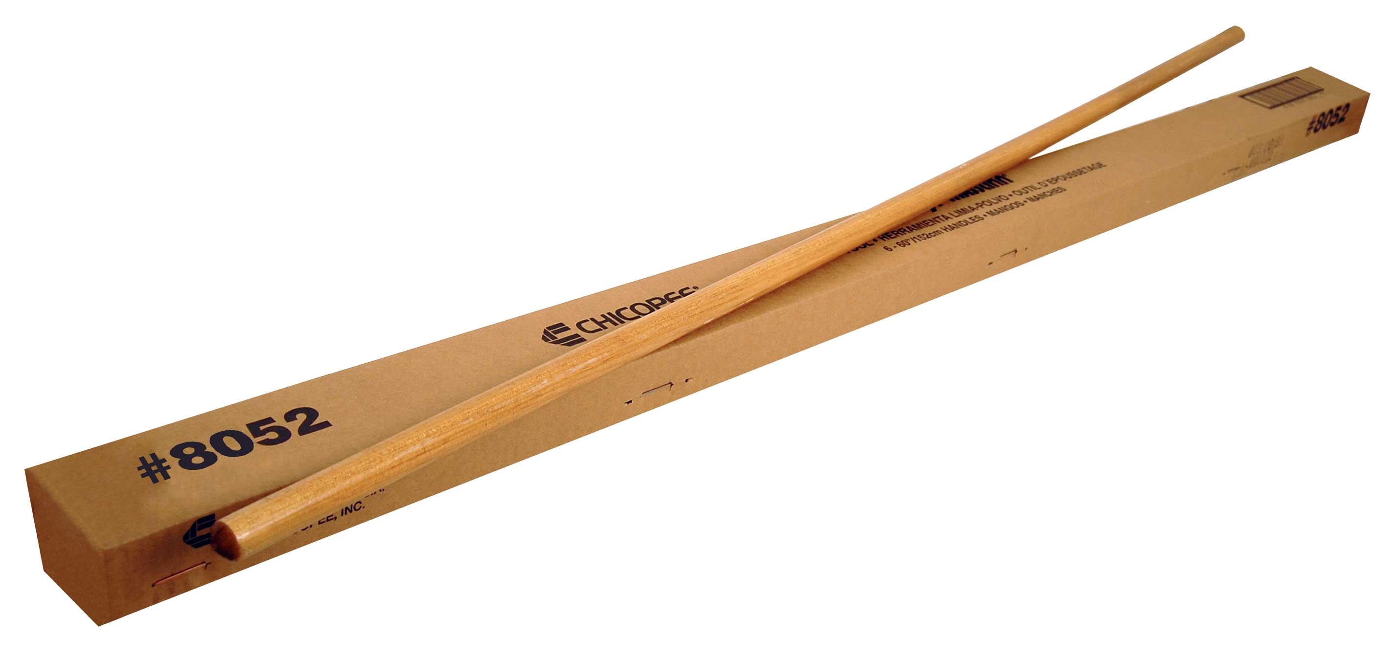 Chicopee Masslinn Sweeping Too Handle Wood -- 6 per case.