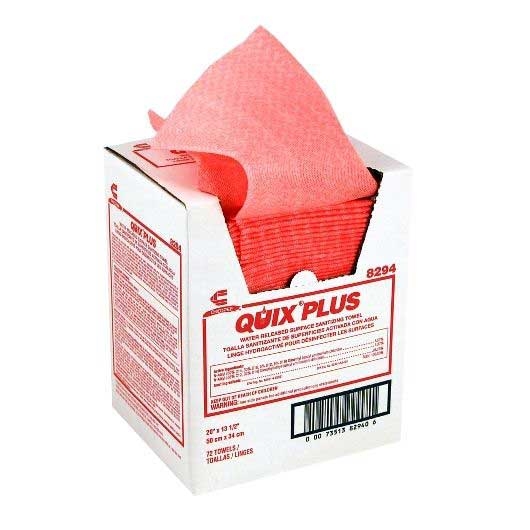 Chicopee Quix Plus Medium Duty Pink Towel -- 72 per case