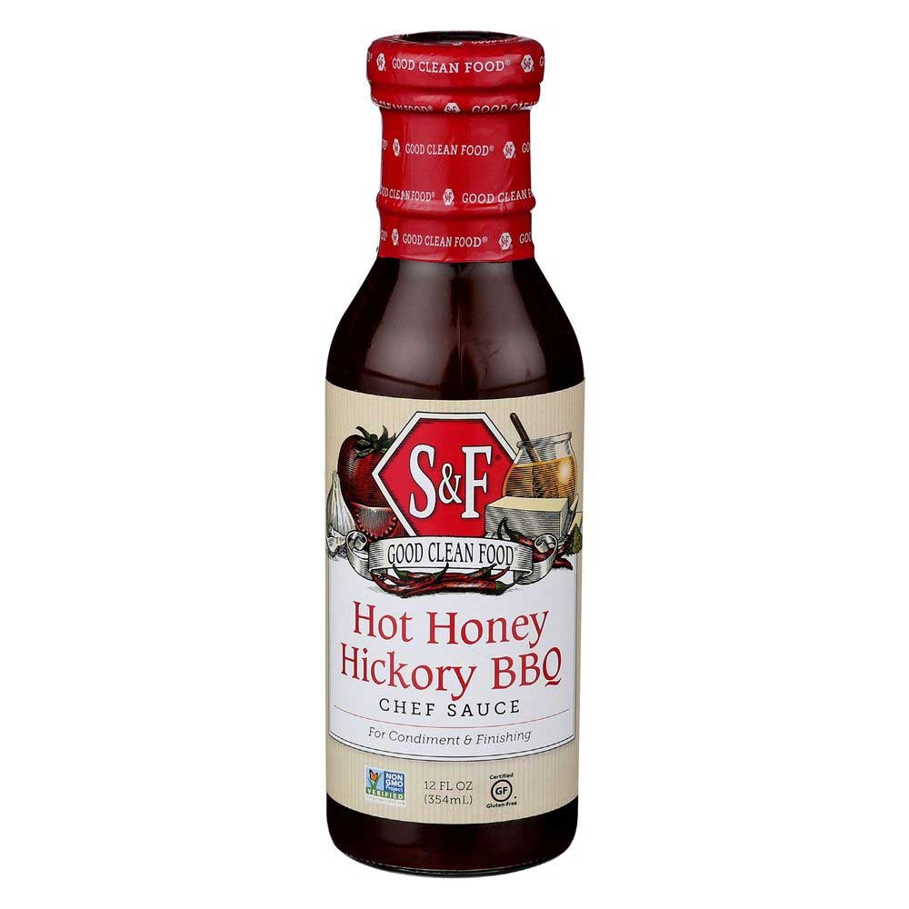 Schlotterbeck and Foss Hot Honey Hickory BBQ Sauce, 12 Fluid Ounce -- 6 per case
