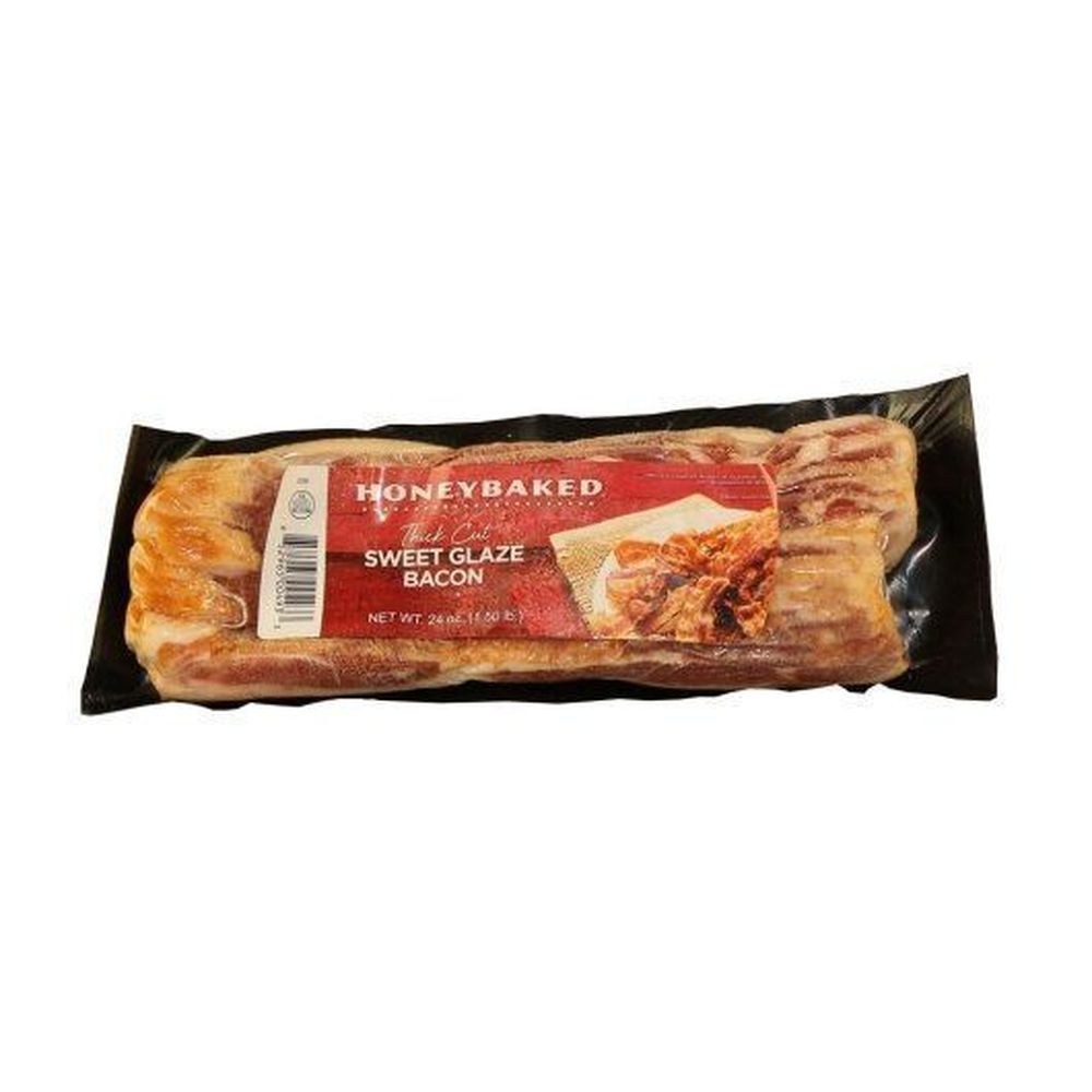 Honey Baked Thick Cut Sweet Glaze Bacon, 1.5 Pound -- 16 per case