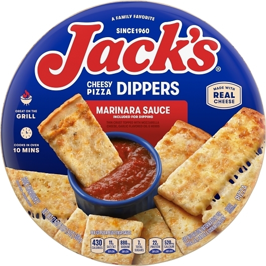 Jacks Cheesy Pizza Dippers, 17.9 Ounce -- 12 per case