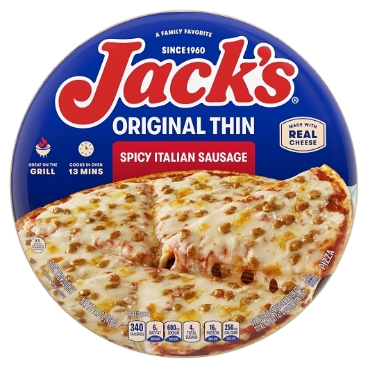 Jacks Original Spicy Italian Pizza, 14.745 Ounce -- 12 per case