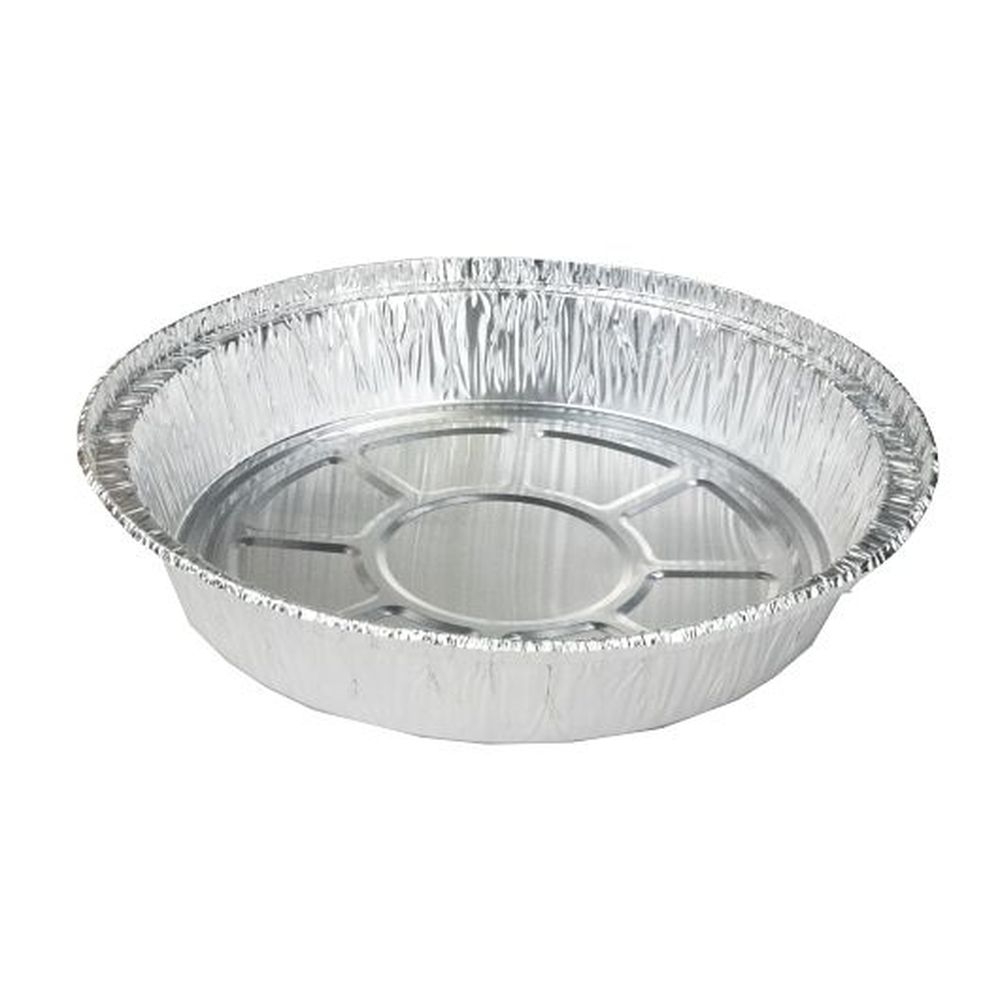 Durable Packaging 7 inch PowerFoil Aluminum Round Carry-Out Container, 500 count