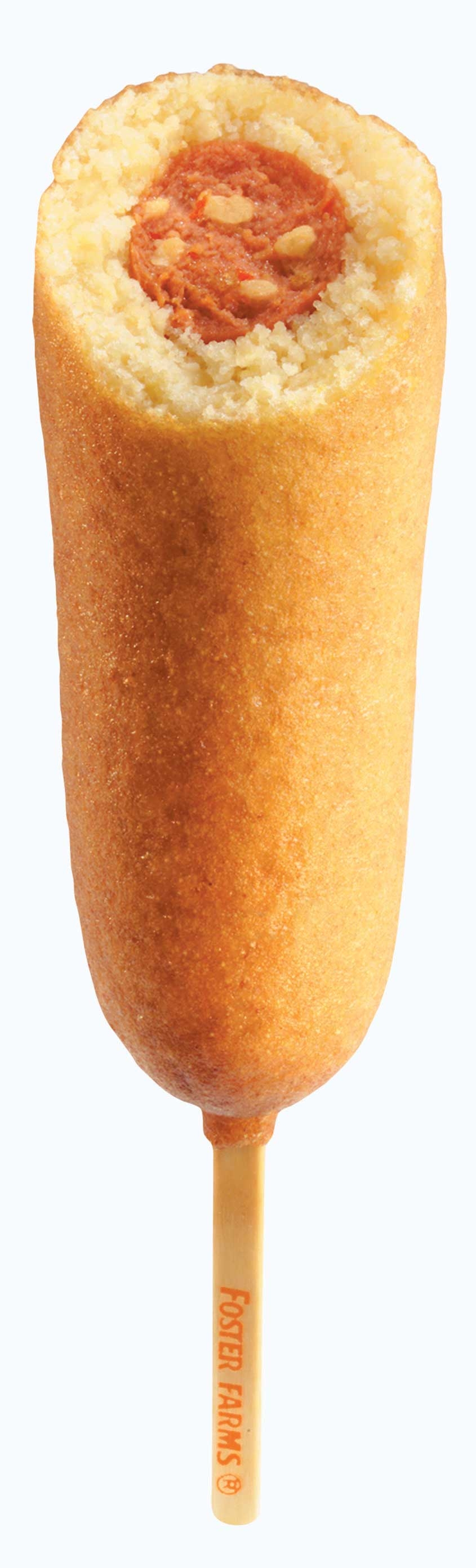 Foster Farms Chili Lovers Chicken Corn Dog, 4 Ounce -- 36 per case.