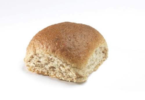 European Bakers 100 Percent Whole Wheat Dinner Roll, 1.1 Ounce - 24 per pack -- 8 packs per case.
