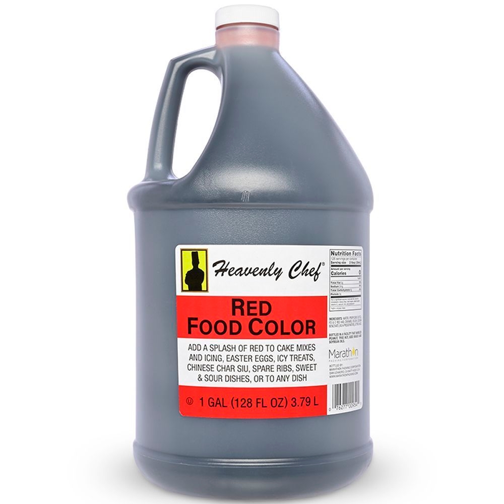 Heavenly Chef Red Food Color, 1 Gallon -- 4 per case