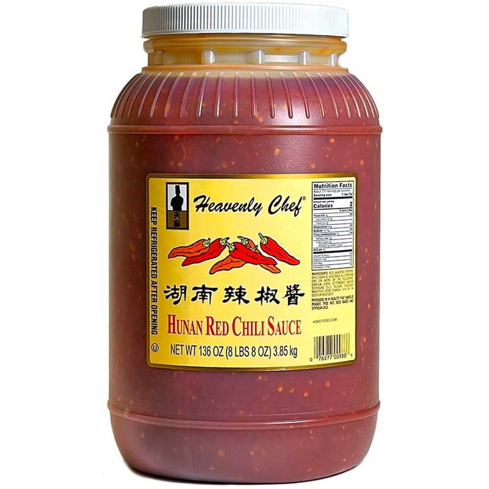 Heavenly Chef Hunan Red Chili Sauce, 128 Fluid Ounce -- 4 per case
