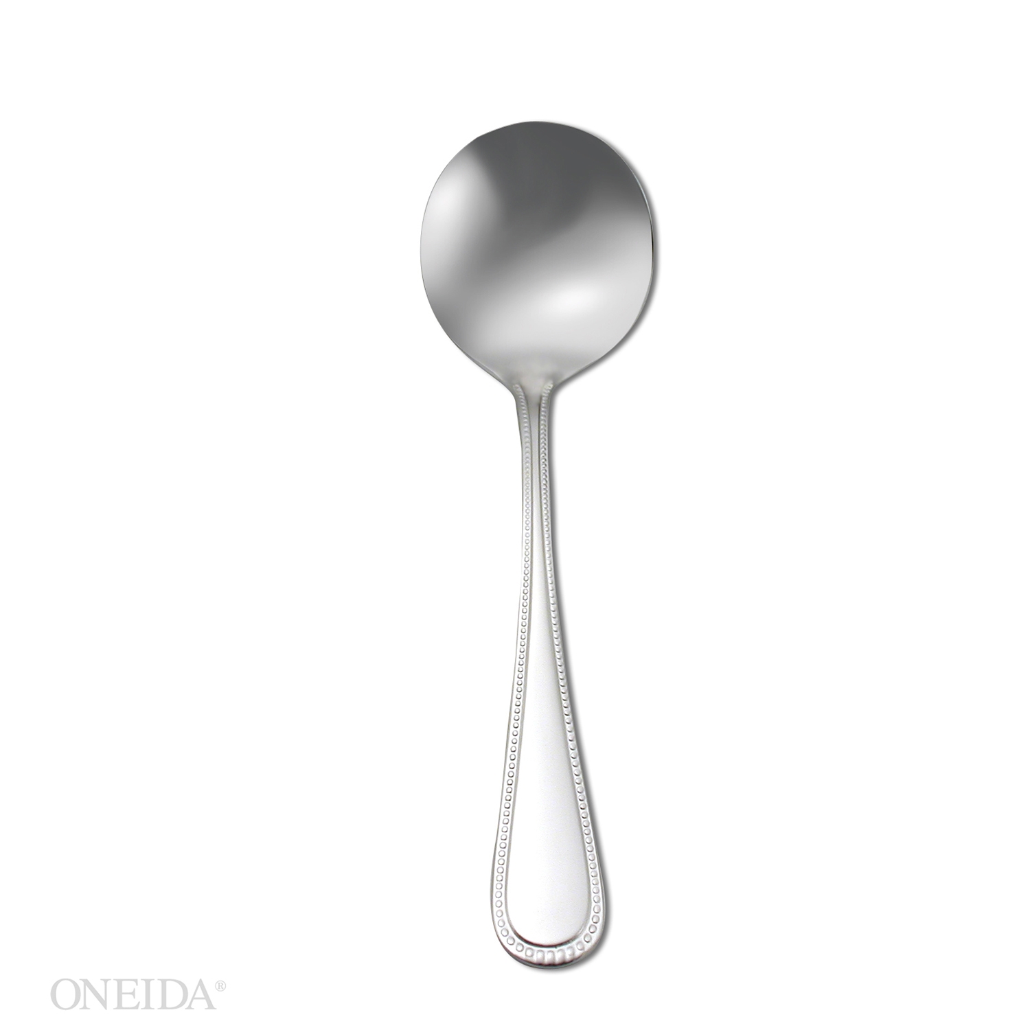 Oneida 4 Star Collection Europa Pearl Round Bowl Soup Spoon, 6 inch -- 12 per case