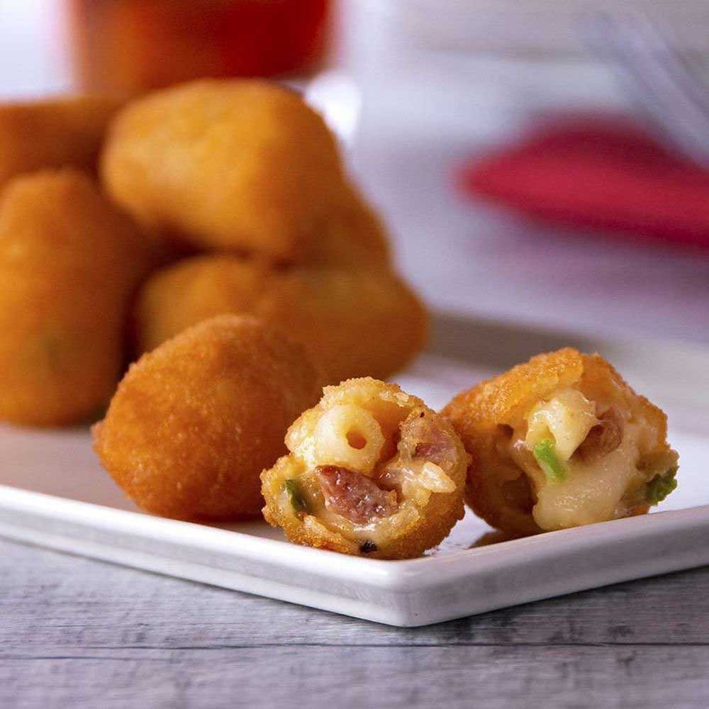 American Original Uncured Jalapeno Mac and Cheese Bites, 5 Pound -- 2 per case