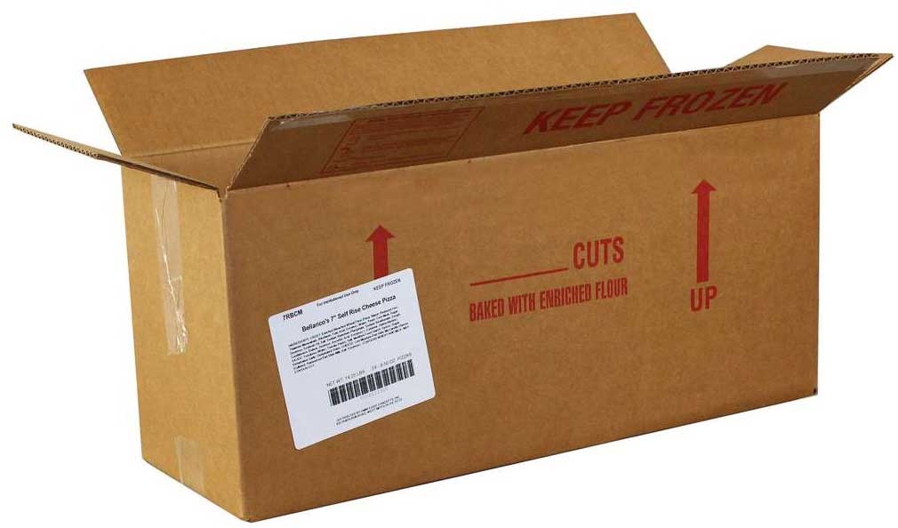 Bellarico Self Rising Cheese Pizza, 7 inch -- 24 per case.