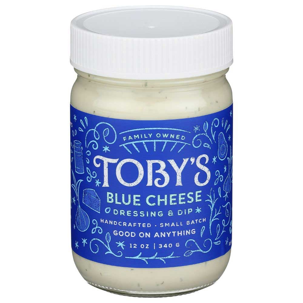Tobys Blue Cheese Dressing and Dip, 12 Fluid Ounce -- 6 per case