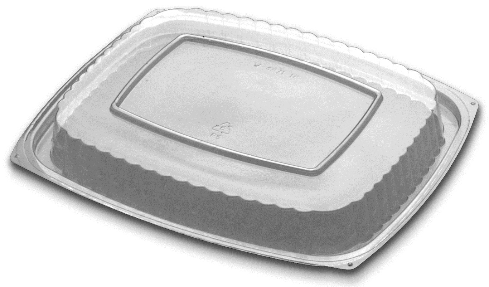 D and W Fine Pack Versapak Dome Lid Only, 64 Ounce -- 250 per case.
