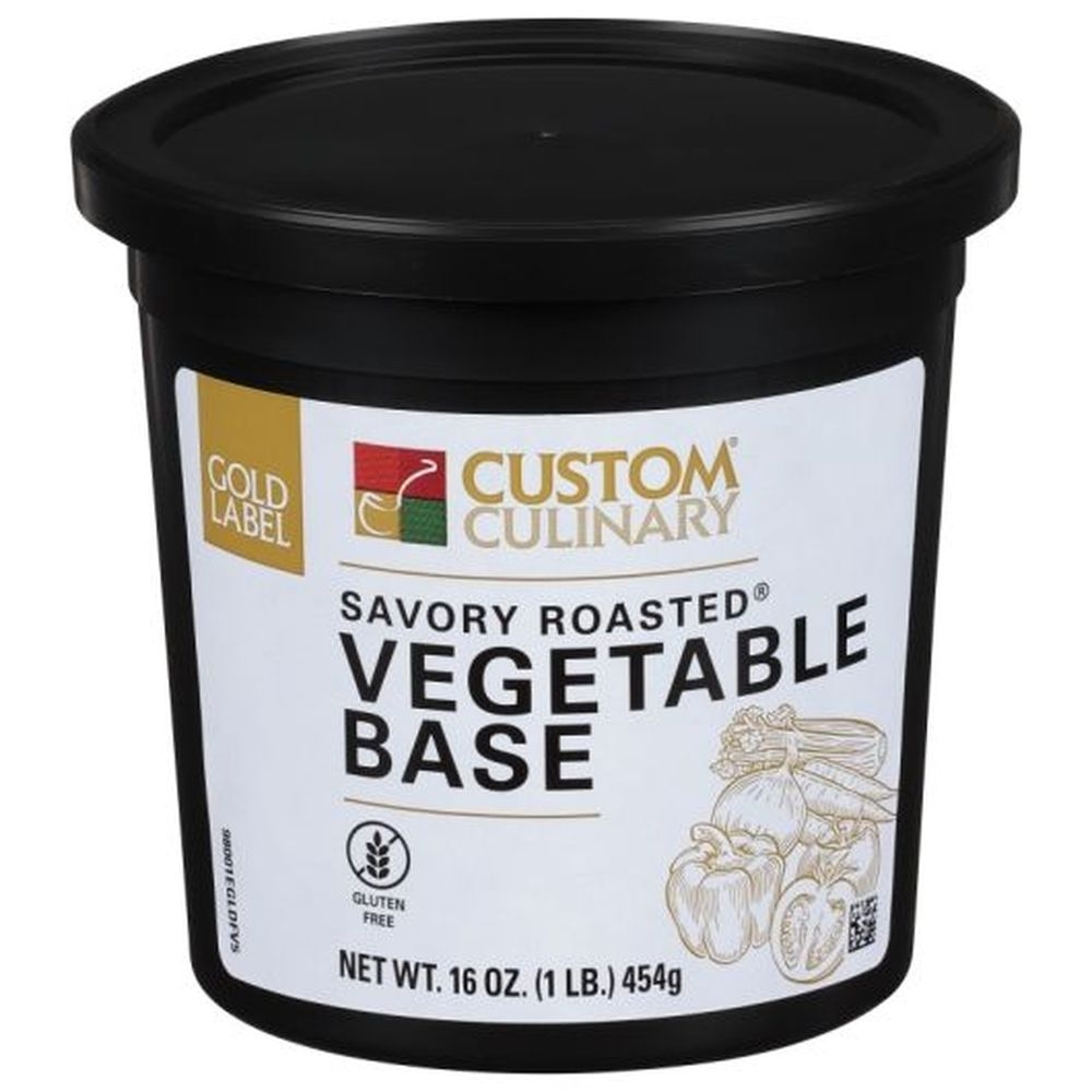 Custom Culinary Savory Roasted Vegetable Base Paste, 1 Pound -- 6 per case