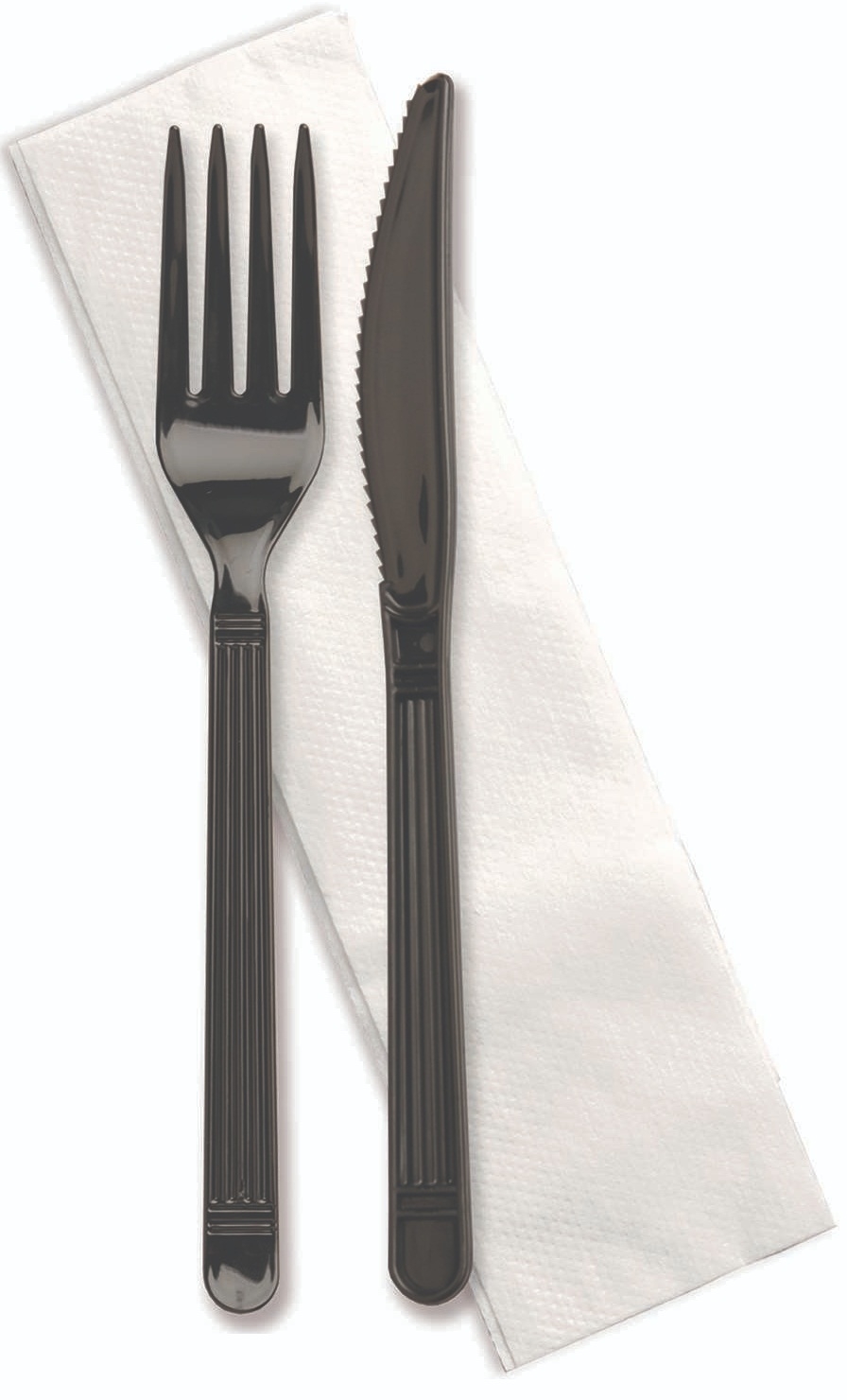 Forum Ebony Fork Knife Napkin -- 250 per case