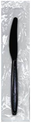 Advantage Heavy Weight Polypropylene Black Wrapped Knife -- 1000 per case