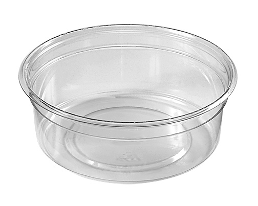 D and W Fine Pack FreshServe PET Clear Round Deli Container, 8 Ounce -- 750 per case.