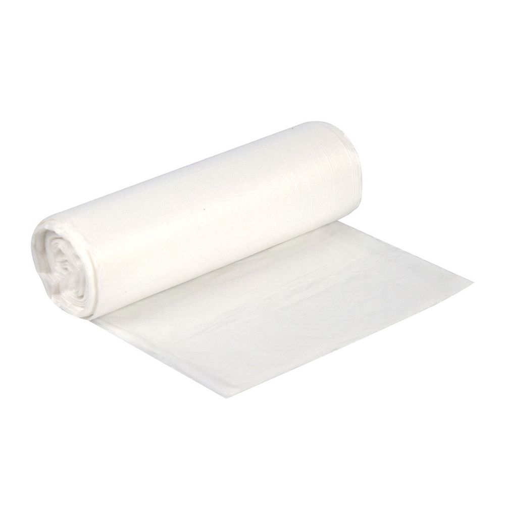 Heritage 33 x 40 inch HDPE Natural 12.00 Mic Coreless Roll Can Liner, 33 Gallon Capacity -- 500 per case.