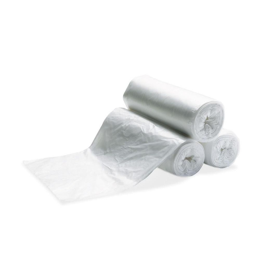 Heritage 38 x 58 inch LLDPE Clear 1.50 Mil Coreless Roll Can Liner, 60 Gallon Capacity -- 100 per case.